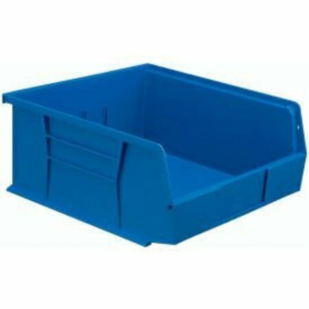 QUANTUM STORAGE SYSTEMS Hang & Stack Storage Bin, Plastic, Blue, 6 PK QUS235BL**